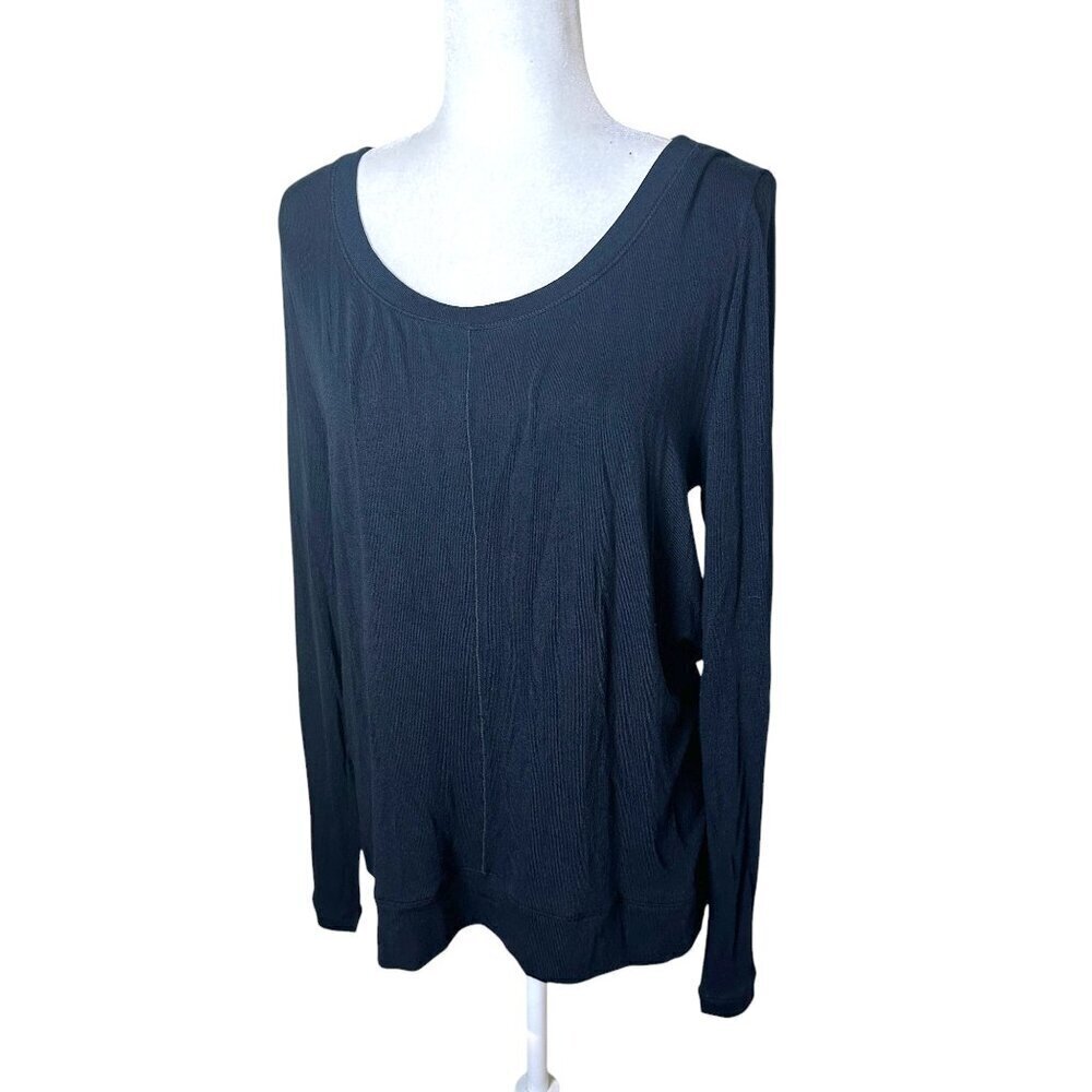 NORDSTROM Matty M Scoop Neck Front Seam Top Size Large